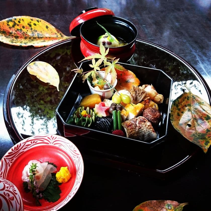 浜松市の日本料理店「四季の味しんや」で
10月2日から秋の“点心”提供スタート　
～日本の四季を楽しめる懐石コース～