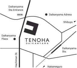 TENOHA DAIKANYAMA 地図