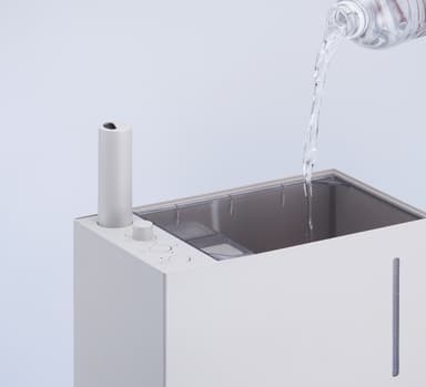 ふたを開けて上からそのままカンタン給水