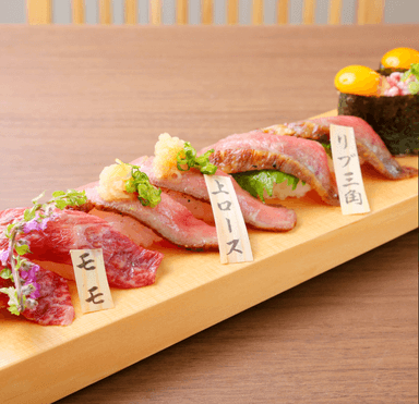 おすすめ おにくのおすし6貫例