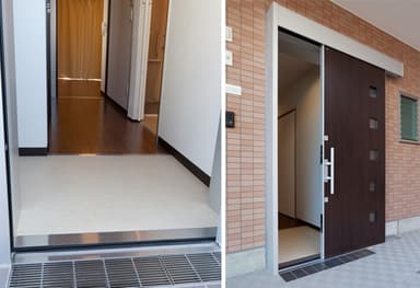 玄関引戸とバリアフリー