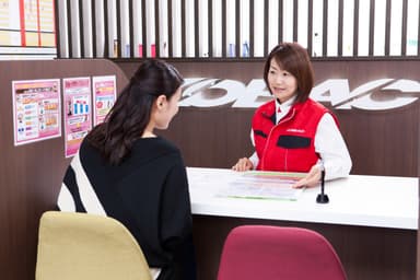 親切丁寧な接客力