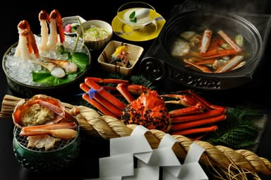 【界 出雲】タグ付き蟹会席 (1)