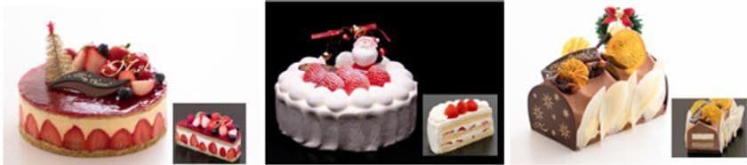 聖なる夜を彩る6種類のラインアップ
クリスマスケーキコレクション2018
2018年11月1日（木）より
1階 パティスリー「アンフィニ」にてご予約受付開始