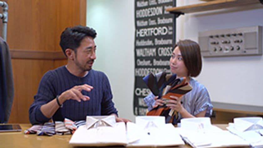 あの有名なファッションディレクターである干場義雅さんが登場！
大阪梅田のハービスにて公開収録を開催。