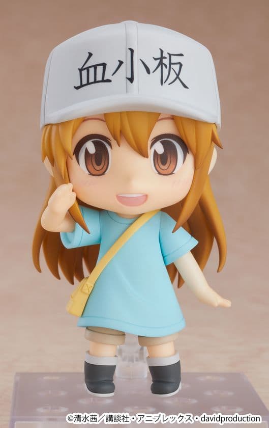 細胞擬人化アニメ『はたらく細胞』より
「血小板」がねんどろいどになって登場！