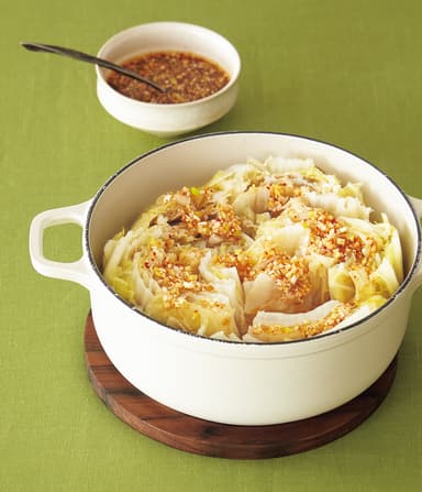 白菜と豚肉の重ね蒸し