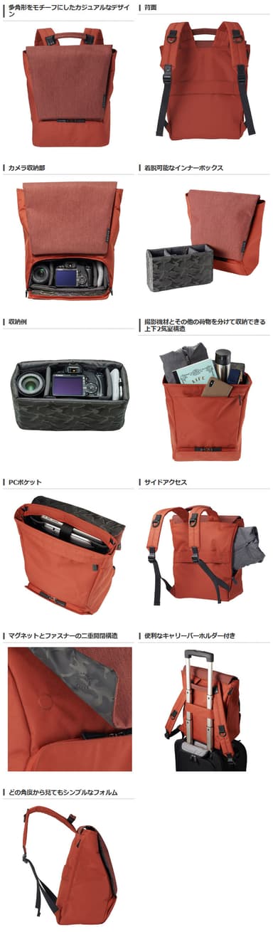 LUXXe（ラグゼ） ポリゴン バックパック 製品特長