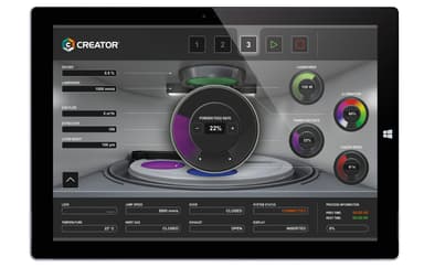 タブレットによる操作