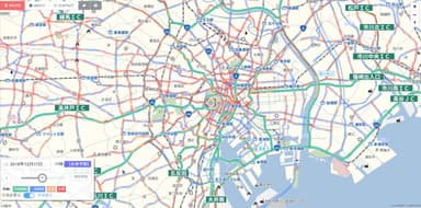 渋滞表示（未来予測時）