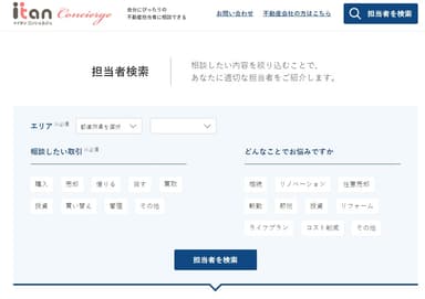 担当者検索ページ