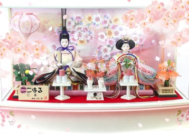 古典の美を現代風にアレンジしたひな人形