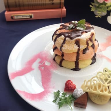 バレンタイン限定なないろパンケーキ 1