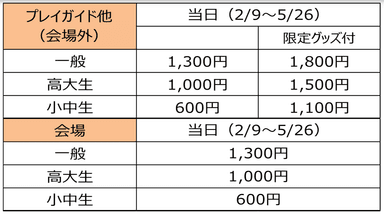 料金表