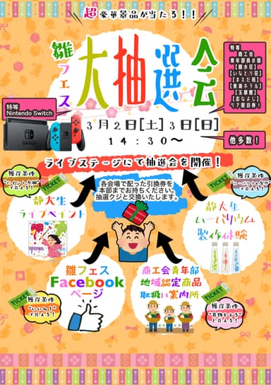大抽選会について