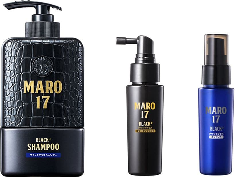 メンズエイジングケアブランド「MARO17」より
「ブラックプラスシリーズ」が登場！(4月15日より全国発売)