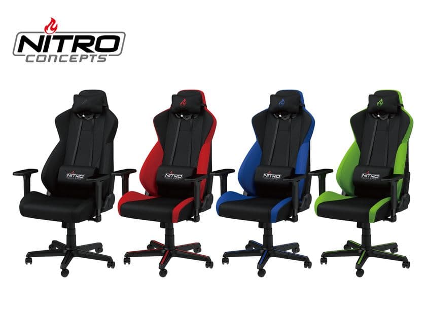 eスポーツに映える！ビビッドカラーのゲーミングチェア登場　
ドイツ発Nitro Conceptsよりエントリーモデル「S300」の
新カラーを2月28日(木)に発売！