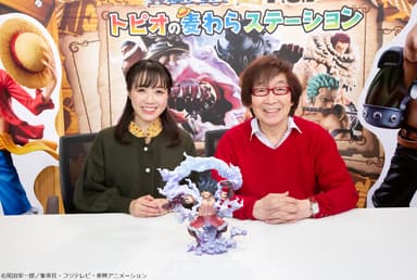 左：高橋花林さん、右：古川登志夫さん