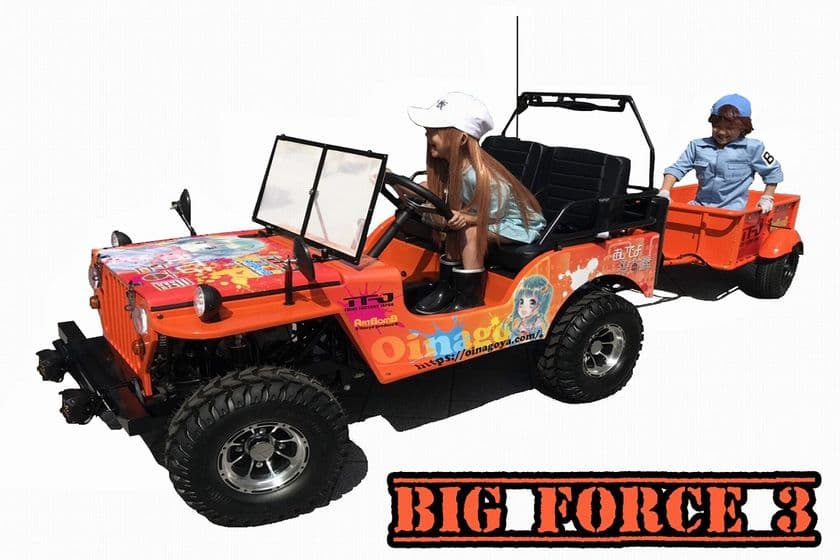 ミニジープタイプ　リトルフォース2019＆ビッグフォース3　
量産販売開始
