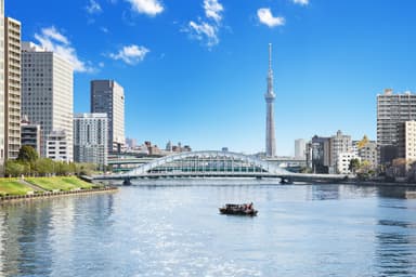 【星のや東京】東京・夏の朝の舟あそび