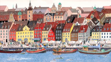 『旅の絵本６　デンマーク』2004年　空想工房