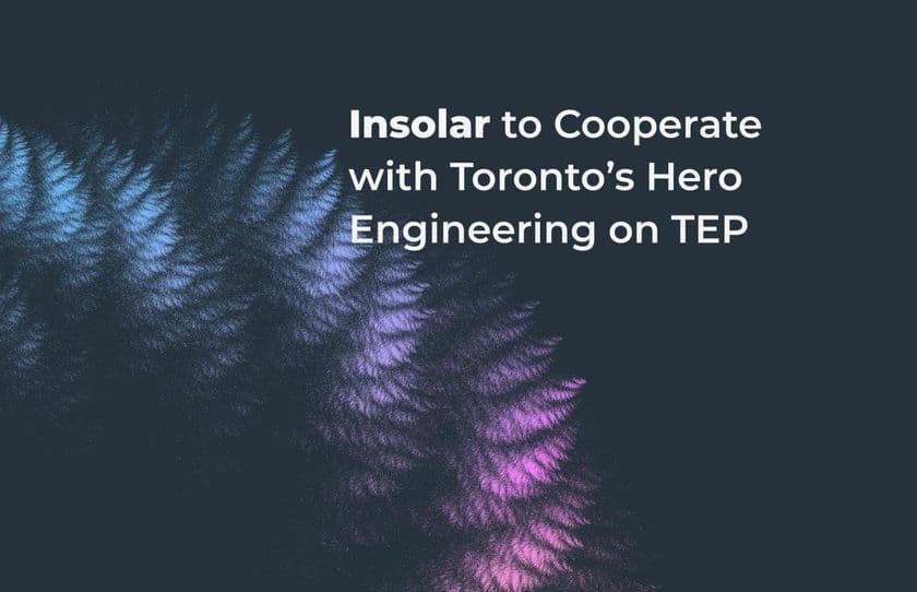 Insolar、カナダのHero Engineering社と共同で
トランザクティブエナジーシステムのブロックチェーンをテスト