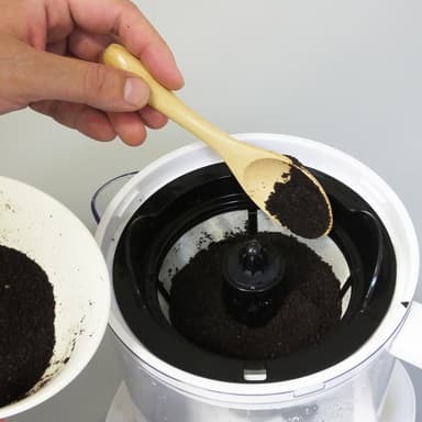 コーヒー粉の入れ方