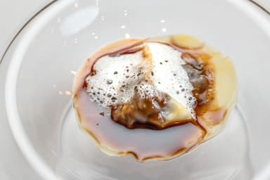 アミューズ　オリーブ牛のロースと国産牛のほほ肉のラビオリ