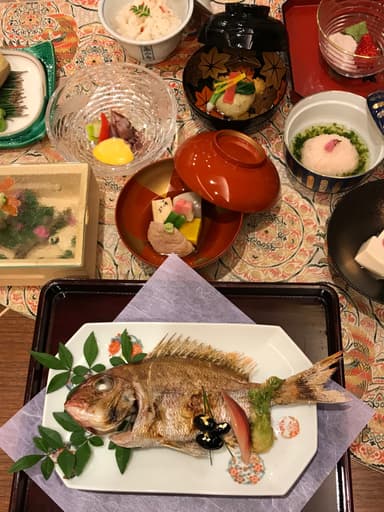 桜鯛の塩焼き