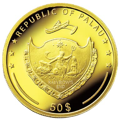 プルーフ金貨(裏面)