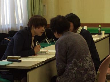 管理栄養士による個別相談の様子