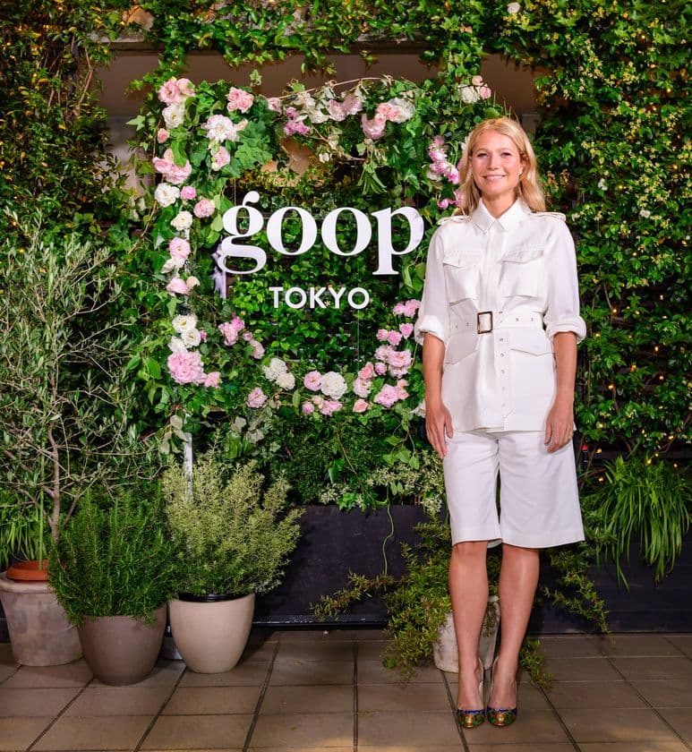 ライフスタイルブランド 『goop』オープンを記念し
ブランド創設者のグウィネス・パルトロウが
「goop TOKYO Launch Party」を主催！