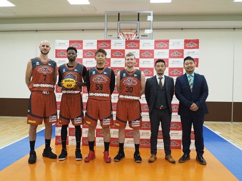 サン・クロレラ本社にてバスケットボール
「KYOTO BB.EXE 開幕直前 記者会見」を開催