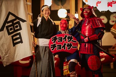 【磐梯山温泉ホテル】会津ゆかりの人物に扮したスタッフ