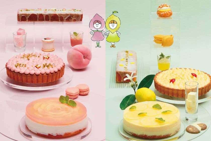 とろけるもも＆爽やかレモンのスイーツビュッフェ
『Sweets Buffet Peach & Lemon Sisters』　
京都タワーホテルにて8月3日(土)からお日にち限定開催