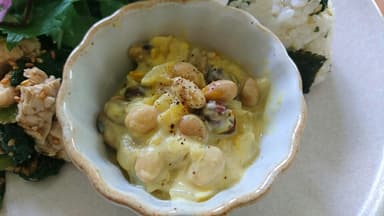豆とサフランの洋風煮
