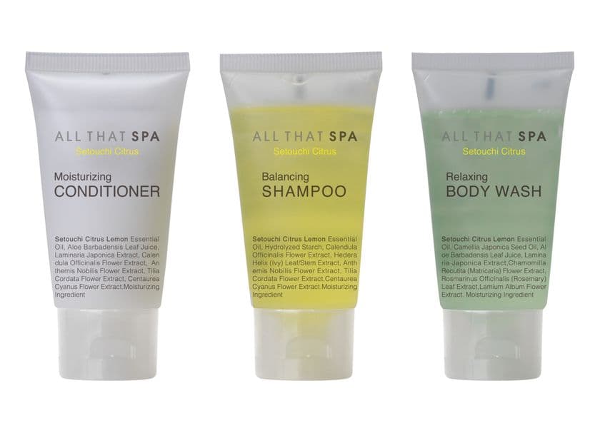 日本発のスパブランド　「ALL THAT SPA」から、
瀬戸内 広島レモンの精油を贅沢に使用した
ホテルアメニティ登場