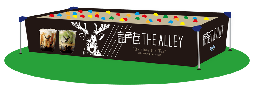 行列が絶えない超人気タピオカ販売店
『THE ALLEY(ジ アレイ)』とのコラボが決定！
「タピオカゾーン」がWater Run 2019に登場