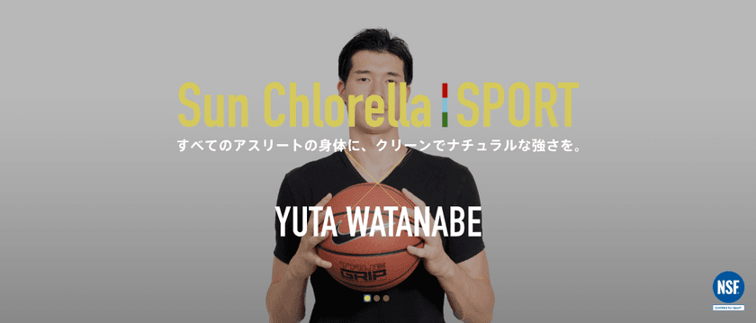 サン・クロレラによる様々なスポーツ支援を紹介するWebサイト
“Sun Chlorella SPORT(サン・クロレラ スポーツ)”本格始動　
～2019年6月15日から英語バージョンもスタートし、世界に配信～