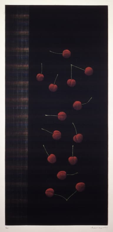 14のさくらんぼ　銅版画　1966年