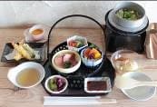 特別ランチ“山菜釜飯と籠盛御膳”