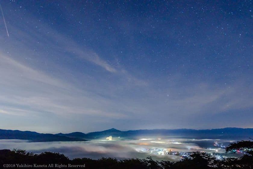 2019年8月12日に秩父の美の山公園で開催される
『ペルセウス座流星群観賞・秩父美の山オールナイト絶景ツアー』に協力