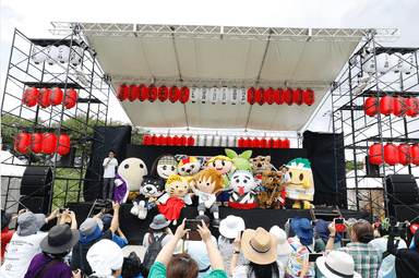 昨年のキャラショーの模様