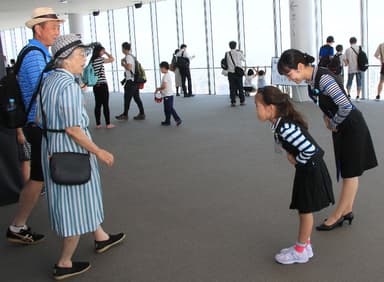 昨年の様子（展望台スタッフ）