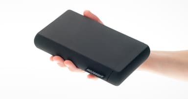 with hand
