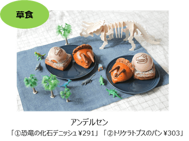 アンデルセン恐竜パン