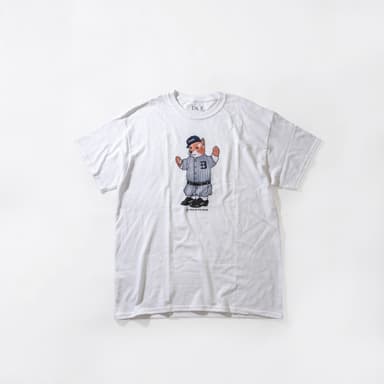 BASEBALL Dog Tee white