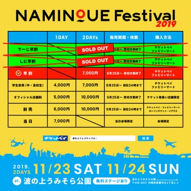 チケット発売情報