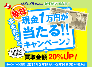 1万円プレゼントキャンペーン