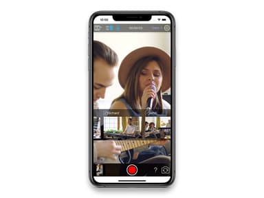 『4XCAMERA Maker』 動画撮影時の画面イメージ(親機)